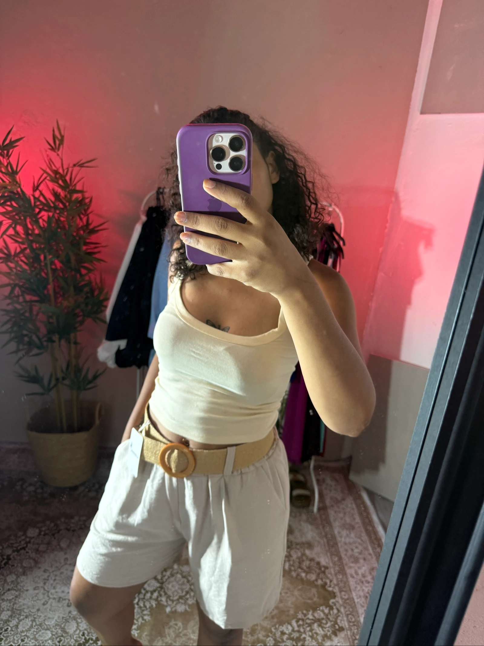 Short crème taille unique 